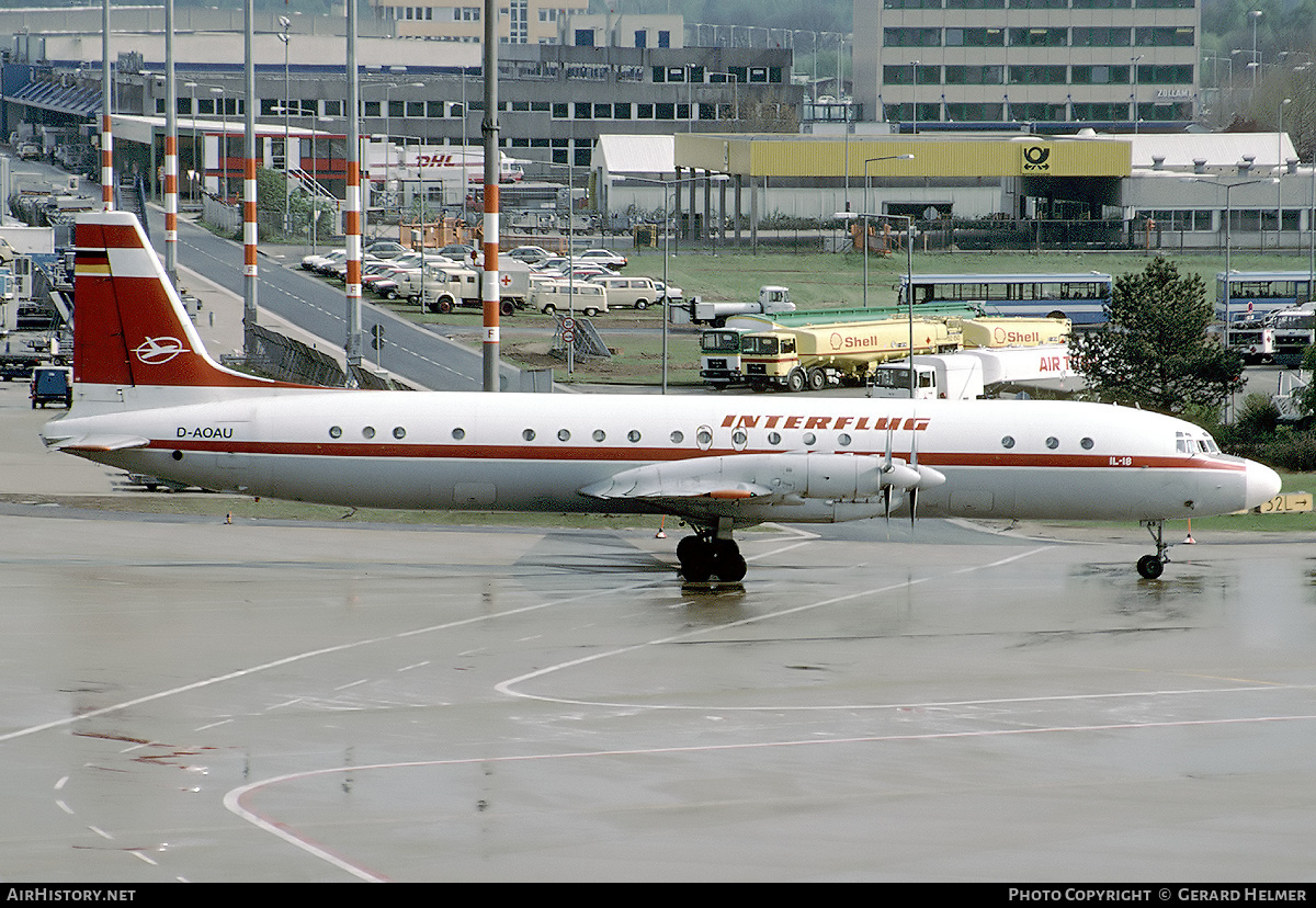 Aircraft Photo of D-AOAU | Ilyushin Il-18D | Interflug | AirHistory.net #140377