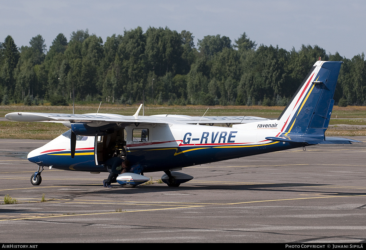 Aircraft Photo of G-RVRE | Partenavia P-68B Victor | Ravenair | AirHistory.net #140381
