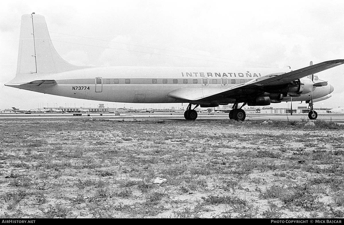 Aircraft Photo of N73774 | Douglas DC-7C(F) | International Express | AirHistory.net #140388