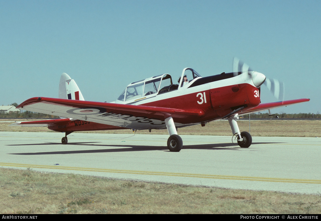 Aircraft Photo of N3034F / WD353 | De Havilland DHC-1 Chipmunk Mk22 | UK - Air Force | AirHistory.net #140394