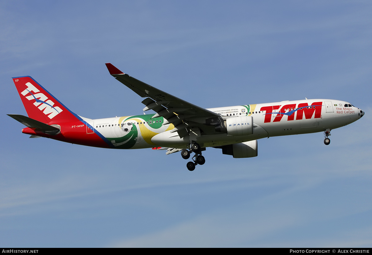Aircraft Photo of PT-MVP | Airbus A330-223 | TAM Linhas Aéreas | AirHistory.net #140395