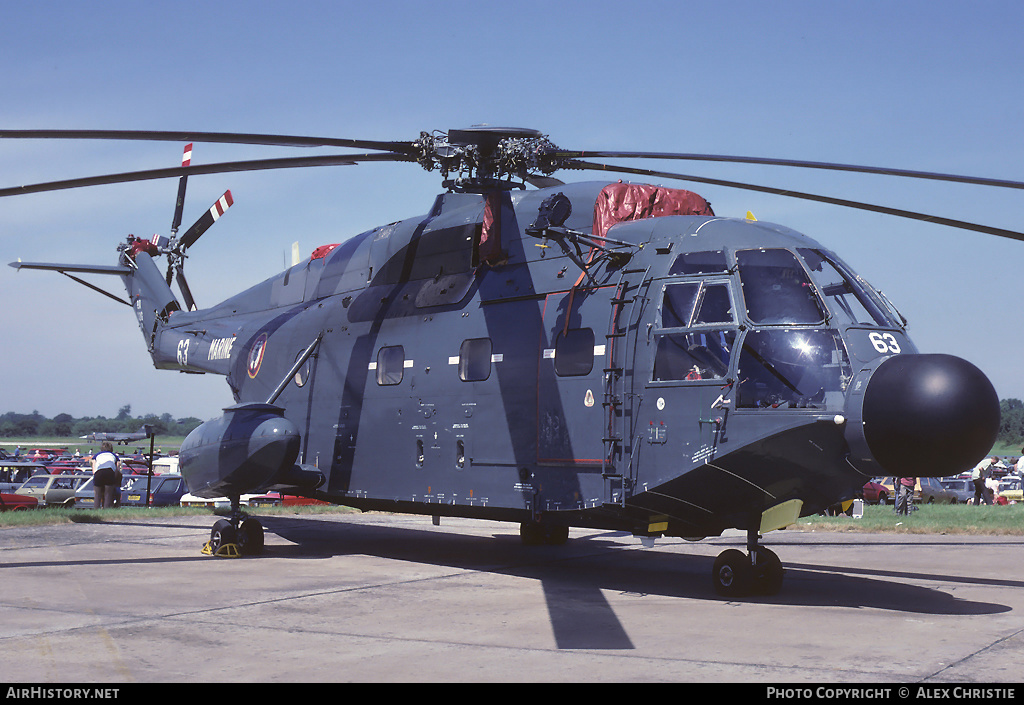 Aircraft Photo of 163 | Aerospatiale SA-321G Super Frelon | France - Navy | AirHistory.net #140407