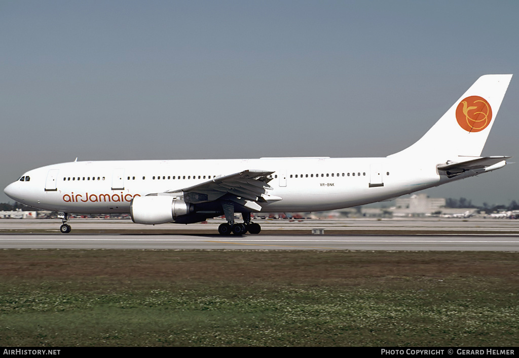 Aircraft Photo of VR-BNK | Airbus A300B4-203 | Air Jamaica | AirHistory.net #140416