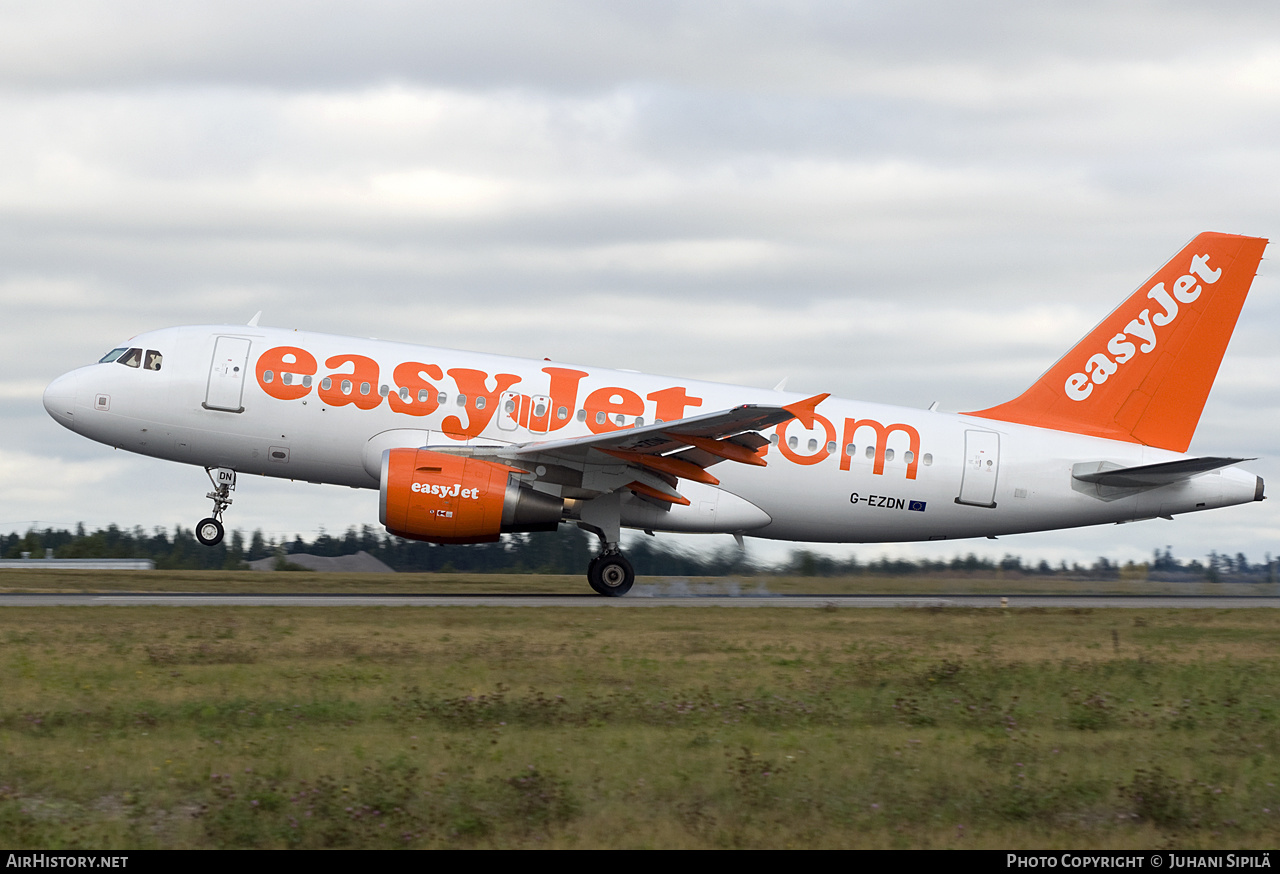 Aircraft Photo of G-EZDN | Airbus A319-111 | EasyJet | AirHistory.net #140422