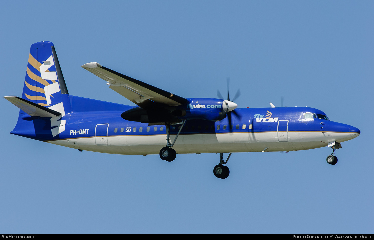 Aircraft Photo of PH-DMT | Fokker 50 | VLM Airlines | AirHistory.net #140424