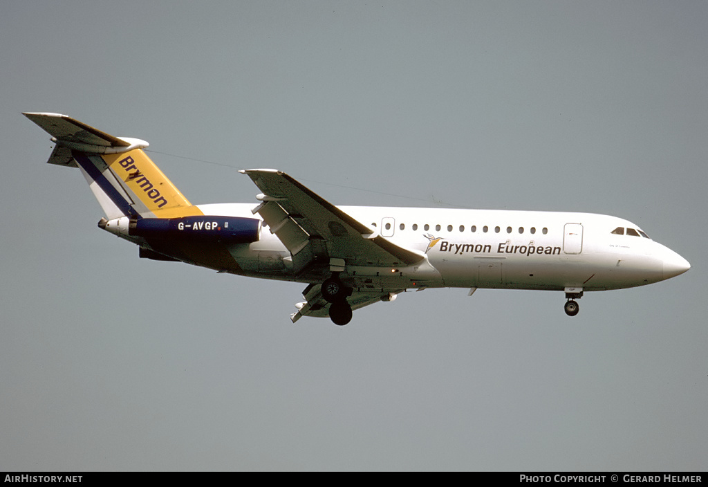 Aircraft Photo of G-AVGP | BAC 111-408EF One-Eleven | Brymon European Airways | AirHistory.net #140430