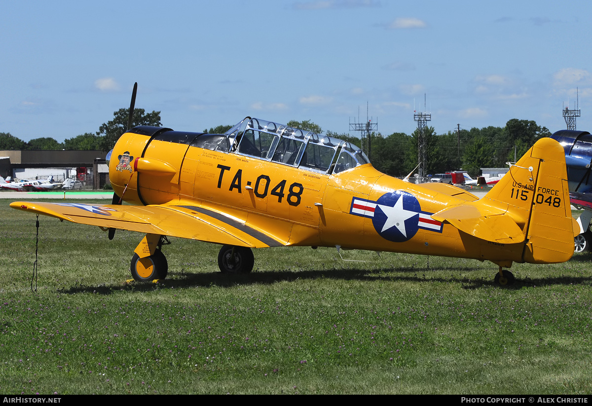 Aircraft Photo of N42JM / 115048 | North American T-6G Texan | USA - Air Force | AirHistory.net #140466