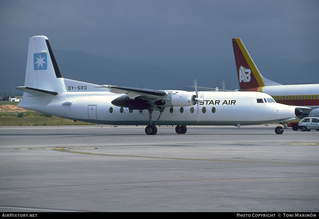 Aircraft Photo of OY-SRD | Fokker F27-500 Friendship | Star Air | AirHistory.net #140476