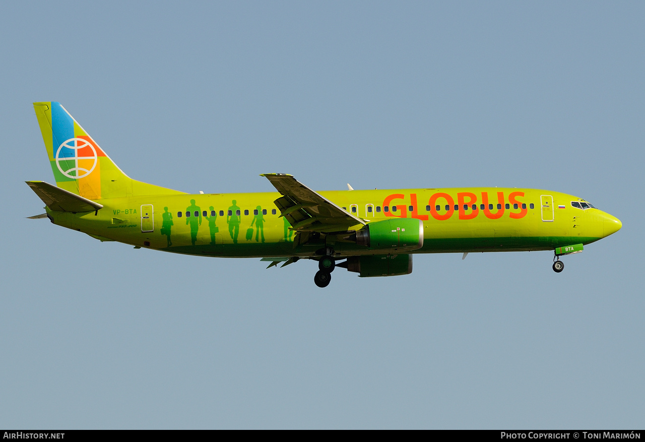 Aircraft Photo of VP-BTA | Boeing 737-4Q8 | Globus | AirHistory.net #140484