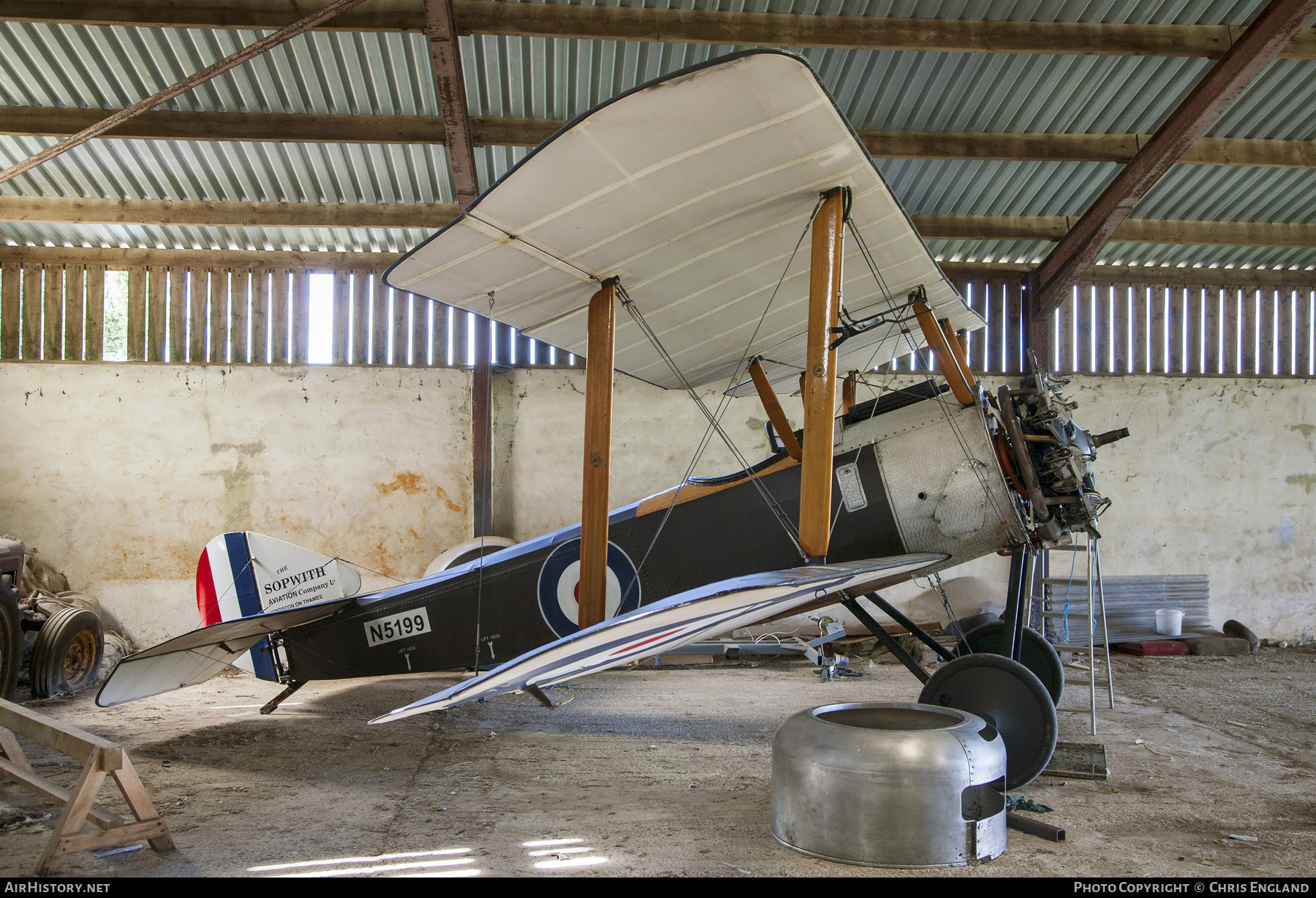 Aircraft Photo of G-BZND / N5199 | Sopwith Pup (replica) | UK - Air Force | AirHistory.net #140503