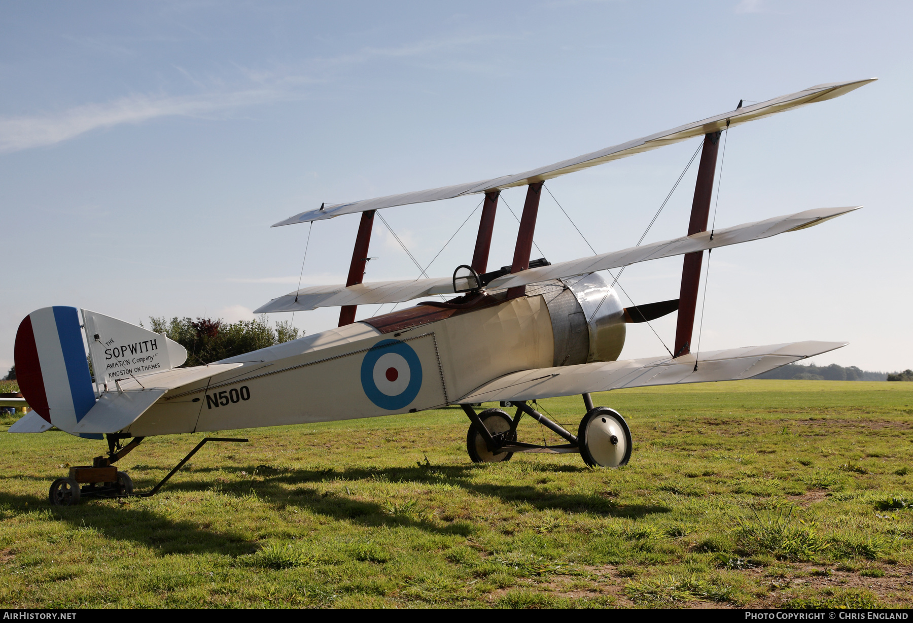 Aircraft Photo of G-BWRA / N500 | Sopwith Triplane (replica) | UK - Air Force | AirHistory.net #140552