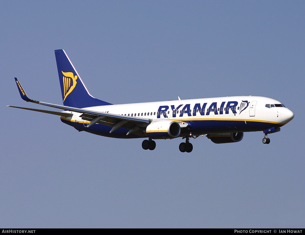 Aircraft Photo of EI-DLX | Boeing 737-8AS | Ryanair | AirHistory.net #140560