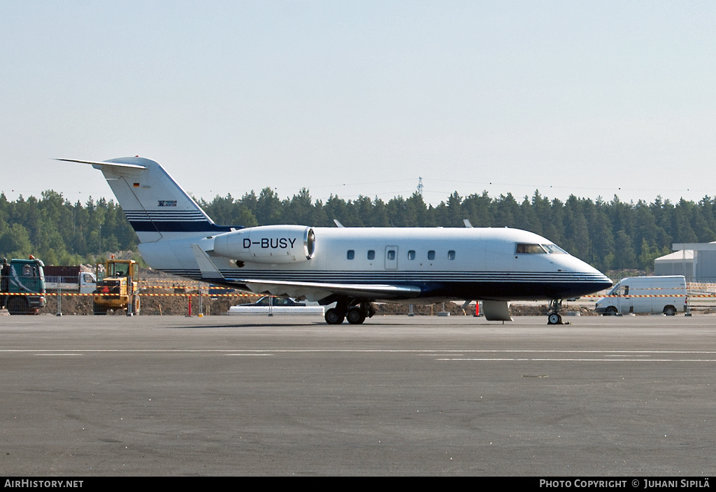 Aircraft Photo of D-BUSY | Canadair Challenger 600S (CL-600-1A11) | Premium Aviation | AirHistory.net #140591