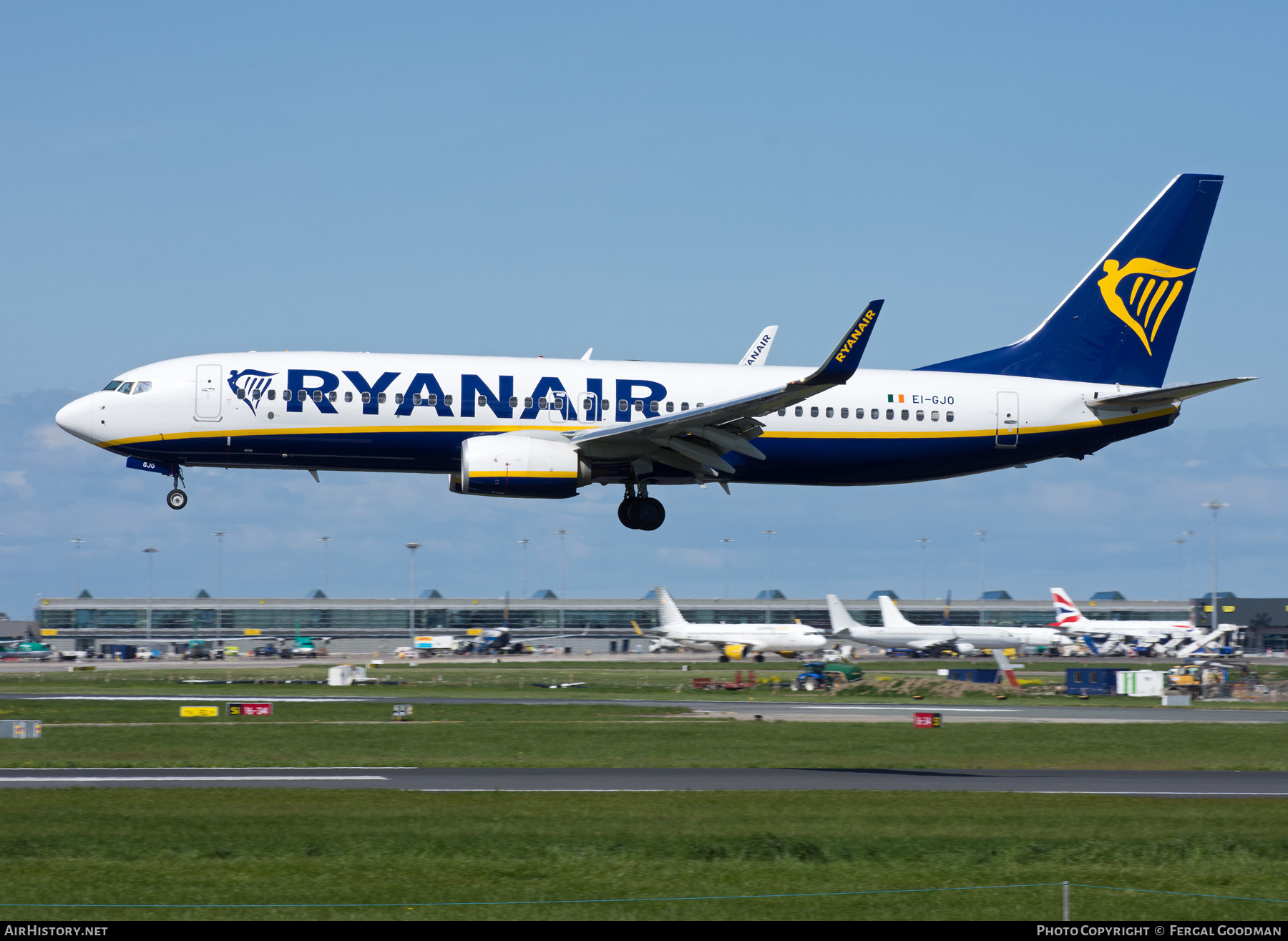 Aircraft Photo of EI-GJO | Boeing 737-800 | Ryanair | AirHistory.net #140602