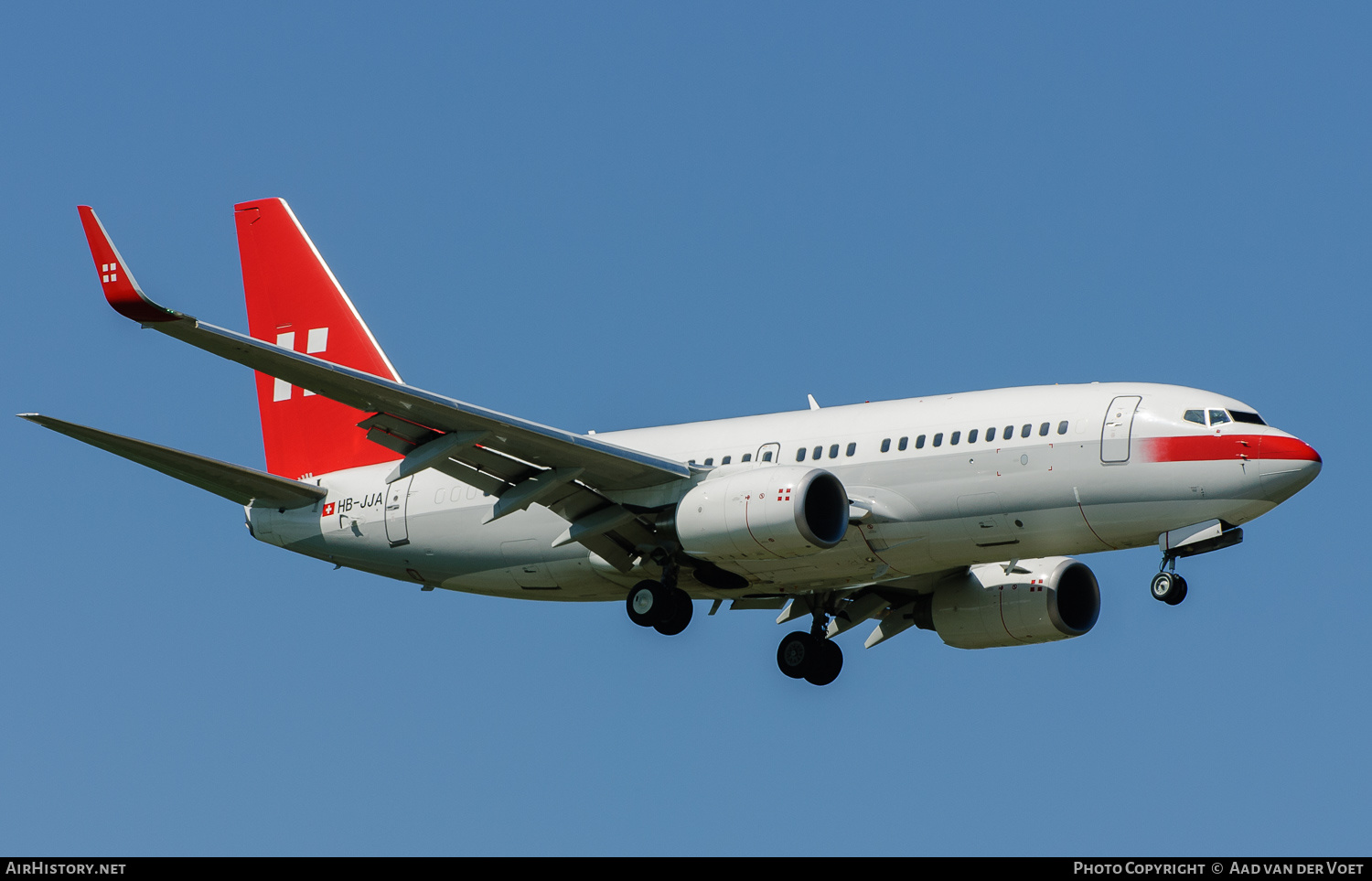 Aircraft Photo of HB-JJA | Boeing 737-7AK BBJ | PrivatAir | AirHistory.net #140623