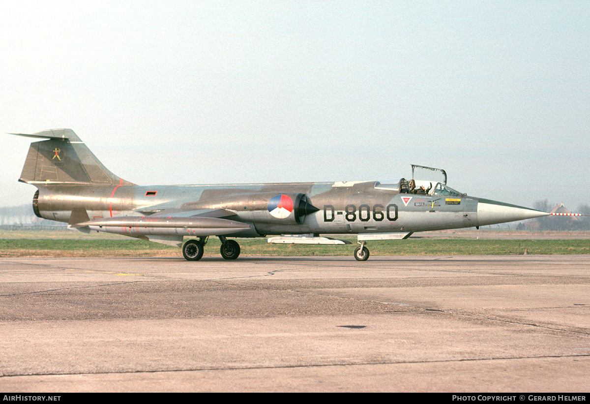 Aircraft Photo of D-8060 | Lockheed F-104G Starfighter | Netherlands - Air Force | AirHistory.net #140641