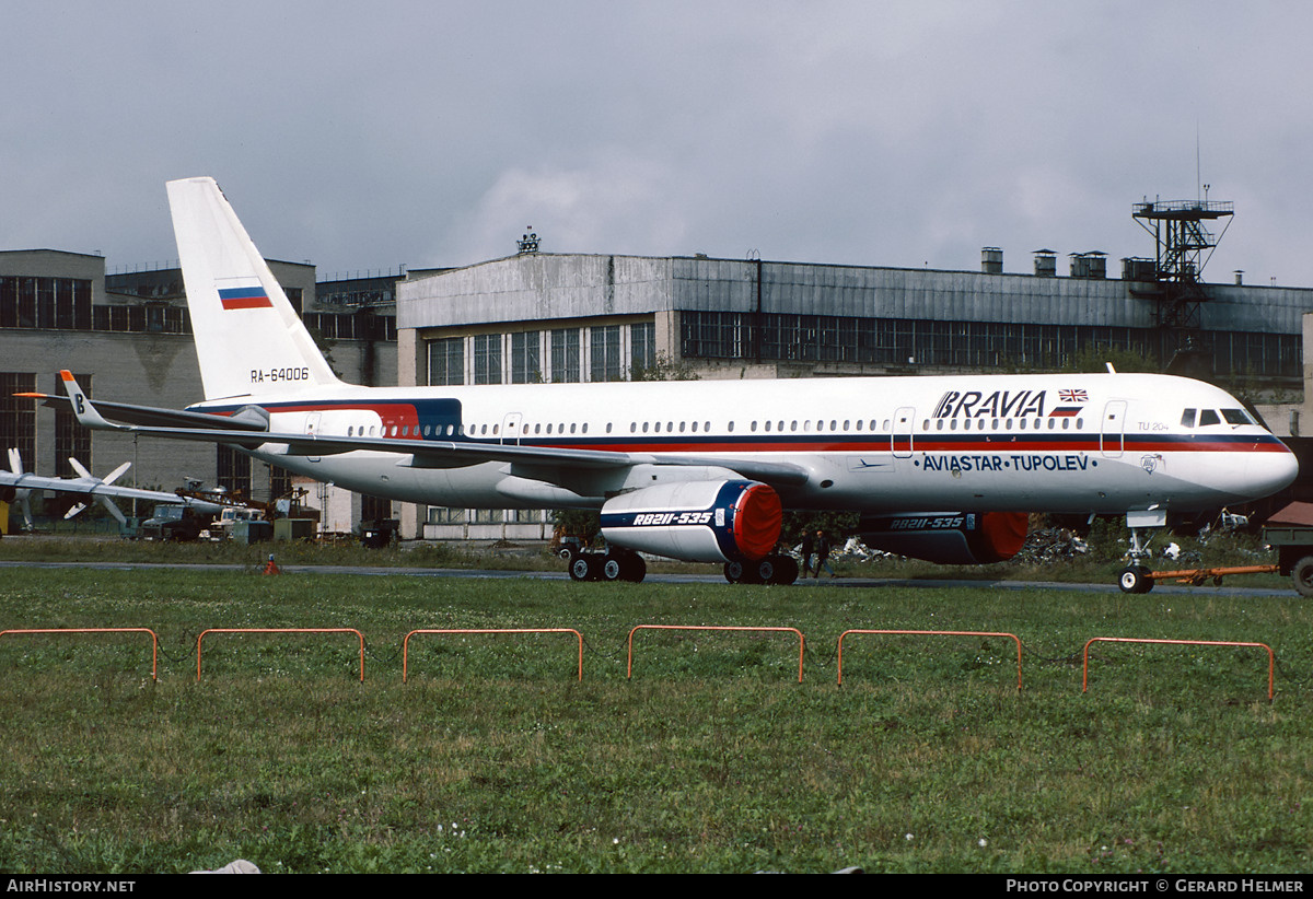 Aircraft Photo of RA-64006 | Tupolev Tu-204 | Bravia - Bryansk Air Enterprise | AirHistory.net #140656