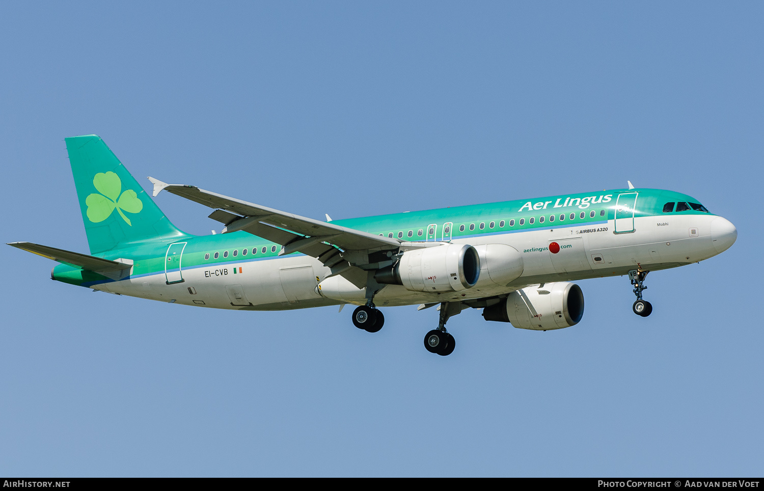 Aircraft Photo of EI-CVB | Airbus A320-214 | Aer Lingus | AirHistory.net #140676