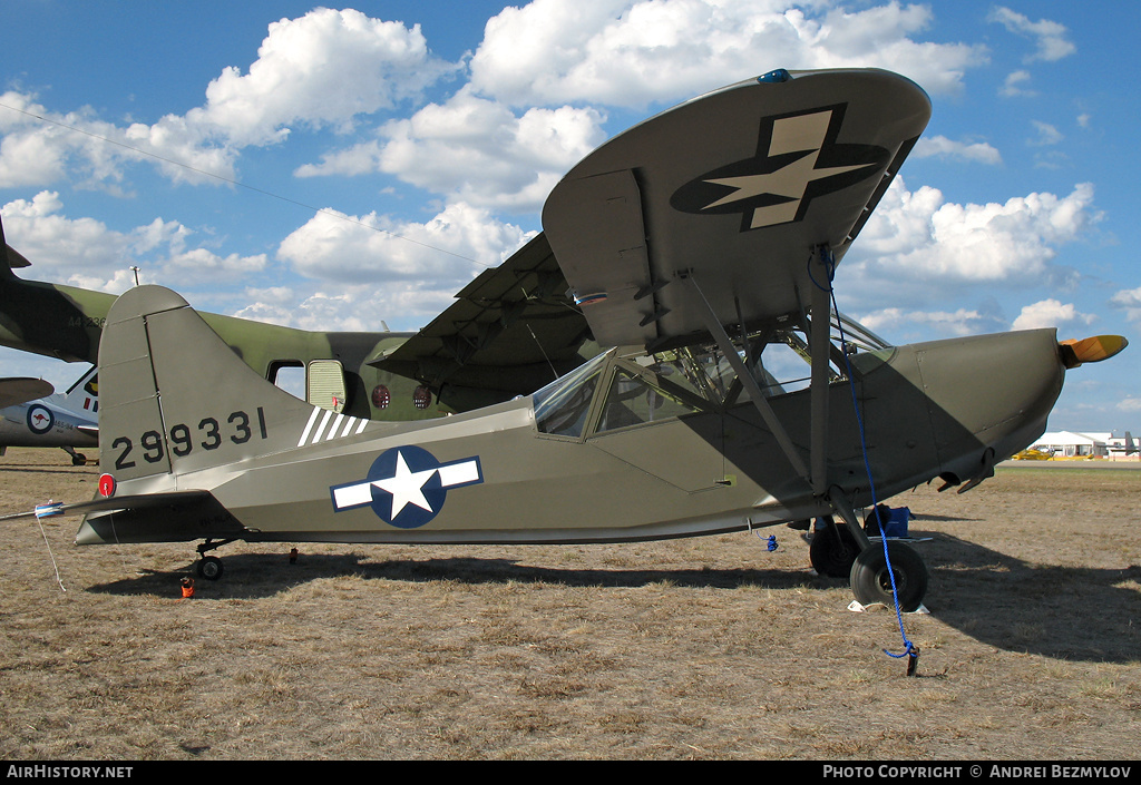 Aircraft Photo of VH-NLR / 299331 | Stinson L-5B Sentinel | USA - Air Force | AirHistory.net #140691