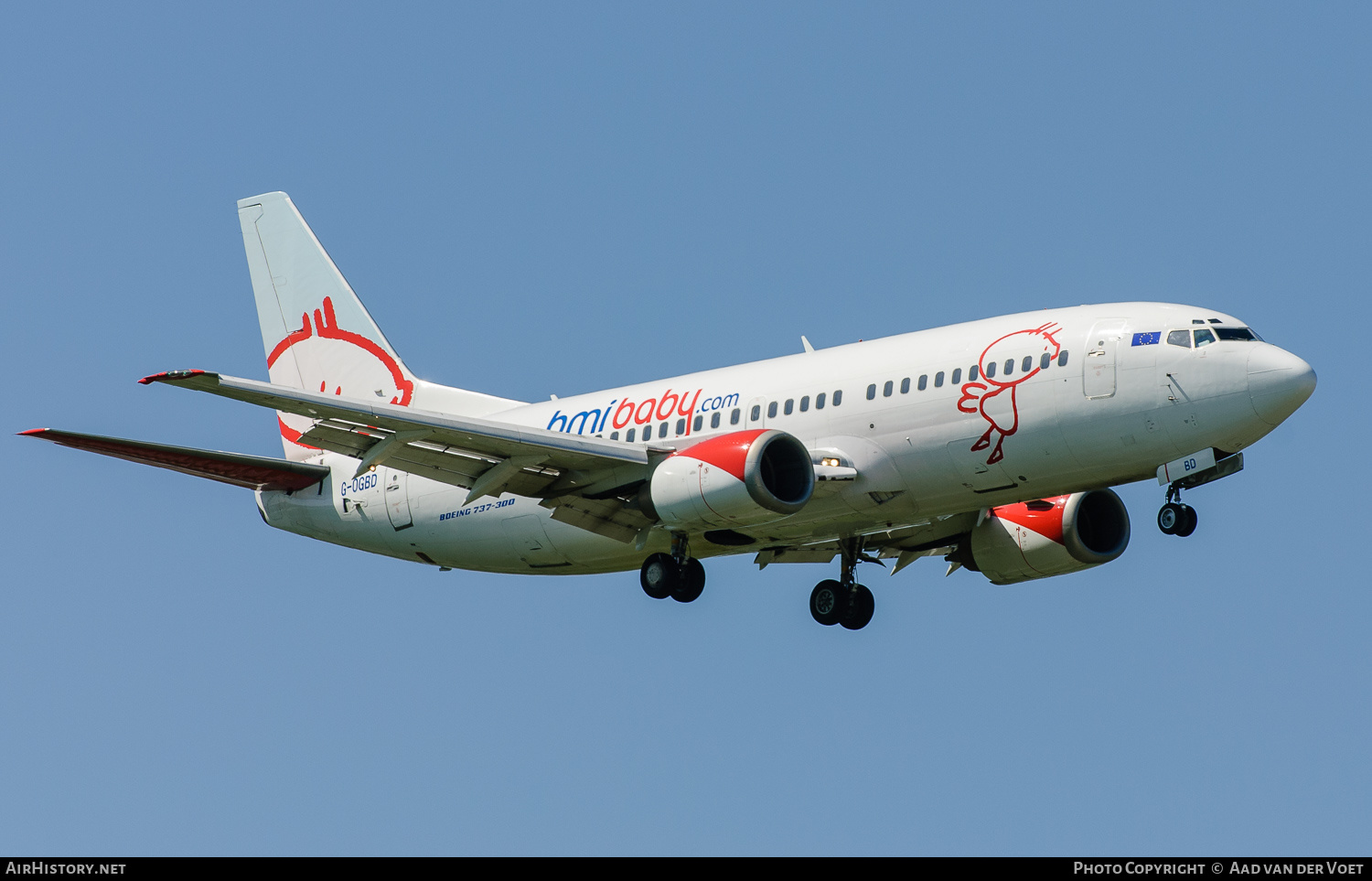 Aircraft Photo of G-OGBD | Boeing 737-3L9 | Bmibaby | AirHistory.net #140693