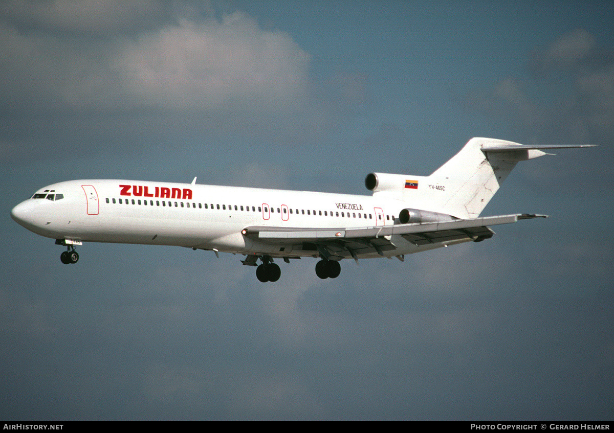 Aircraft Photo of YV-465C | Boeing 727-291 | Zuliana de Aviación | AirHistory.net #140700