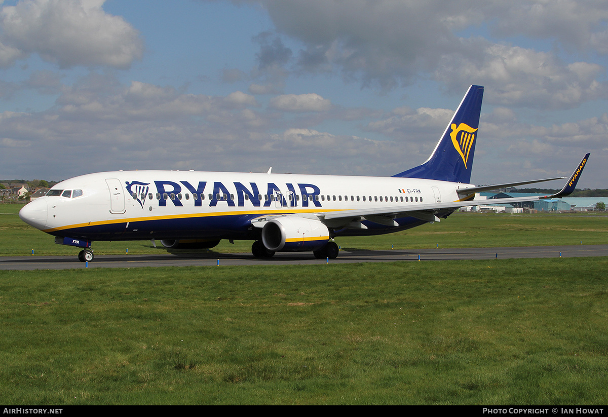 Aircraft Photo of EI-FRM | Boeing 737-8AS | Ryanair | AirHistory.net #140779