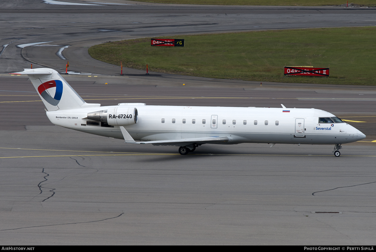 Aircraft Photo of RA-67240 | Bombardier CRJ-200LR (CL-600-2B19) | Severstal Avia | AirHistory.net #140782