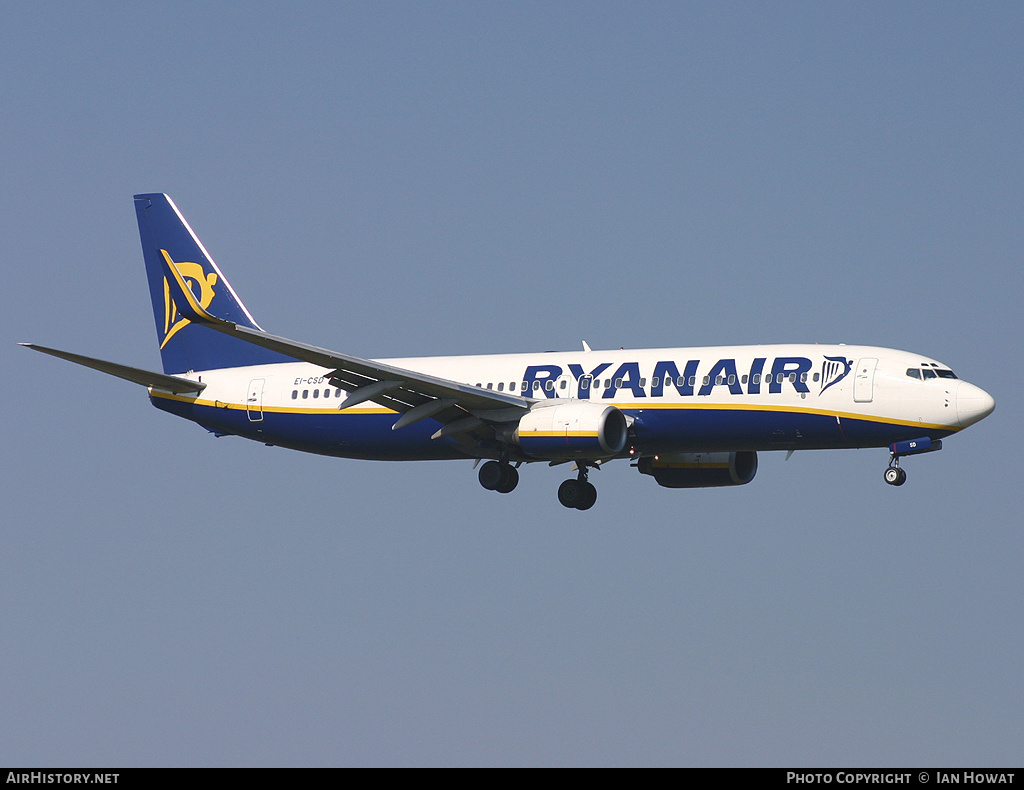 Aircraft Photo of EI-CSD | Boeing 737-8AS | Ryanair | AirHistory.net #140807