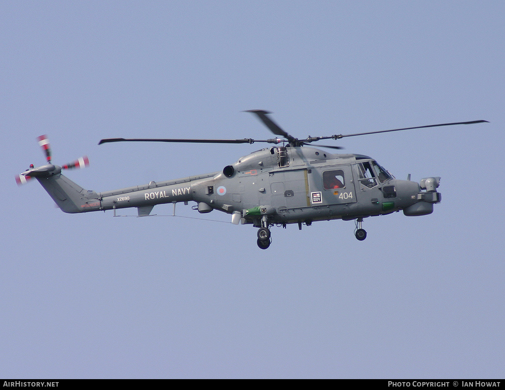 Aircraft Photo of XZ690 | Westland WG-13 Lynx HMA8DAS | UK - Navy | AirHistory.net #140816