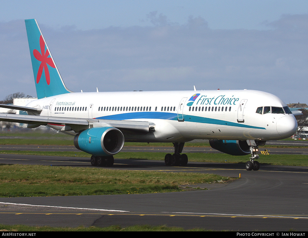 Aircraft Photo of G-OOBD | Boeing 757-28A | First Choice Airways | AirHistory.net #140820