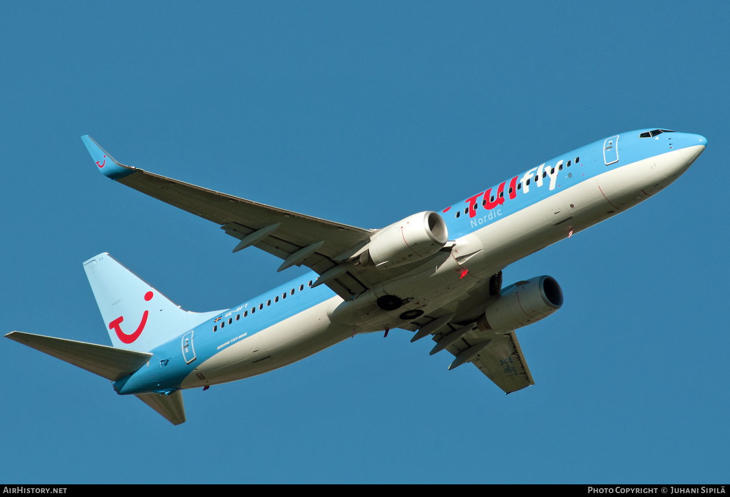 Aircraft Photo of SE-RFT | Boeing 737-8K5 | TUIfly Nordic | AirHistory.net #140830