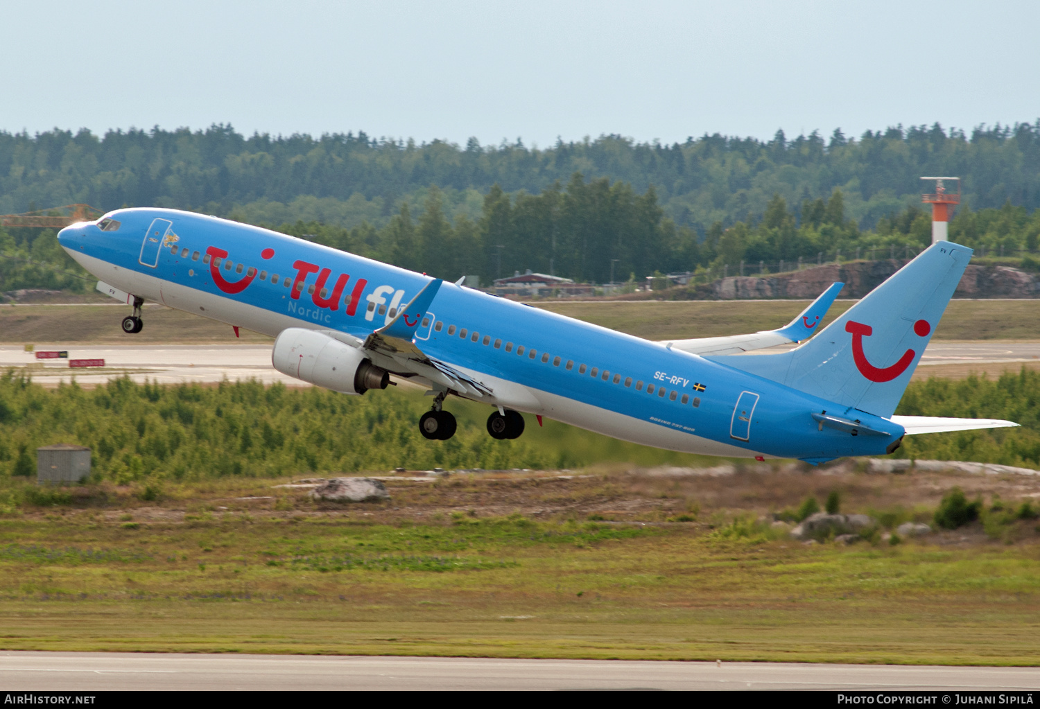 Aircraft Photo of SE-RFV | Boeing 737-86N | TUIfly Nordic | AirHistory.net #140833