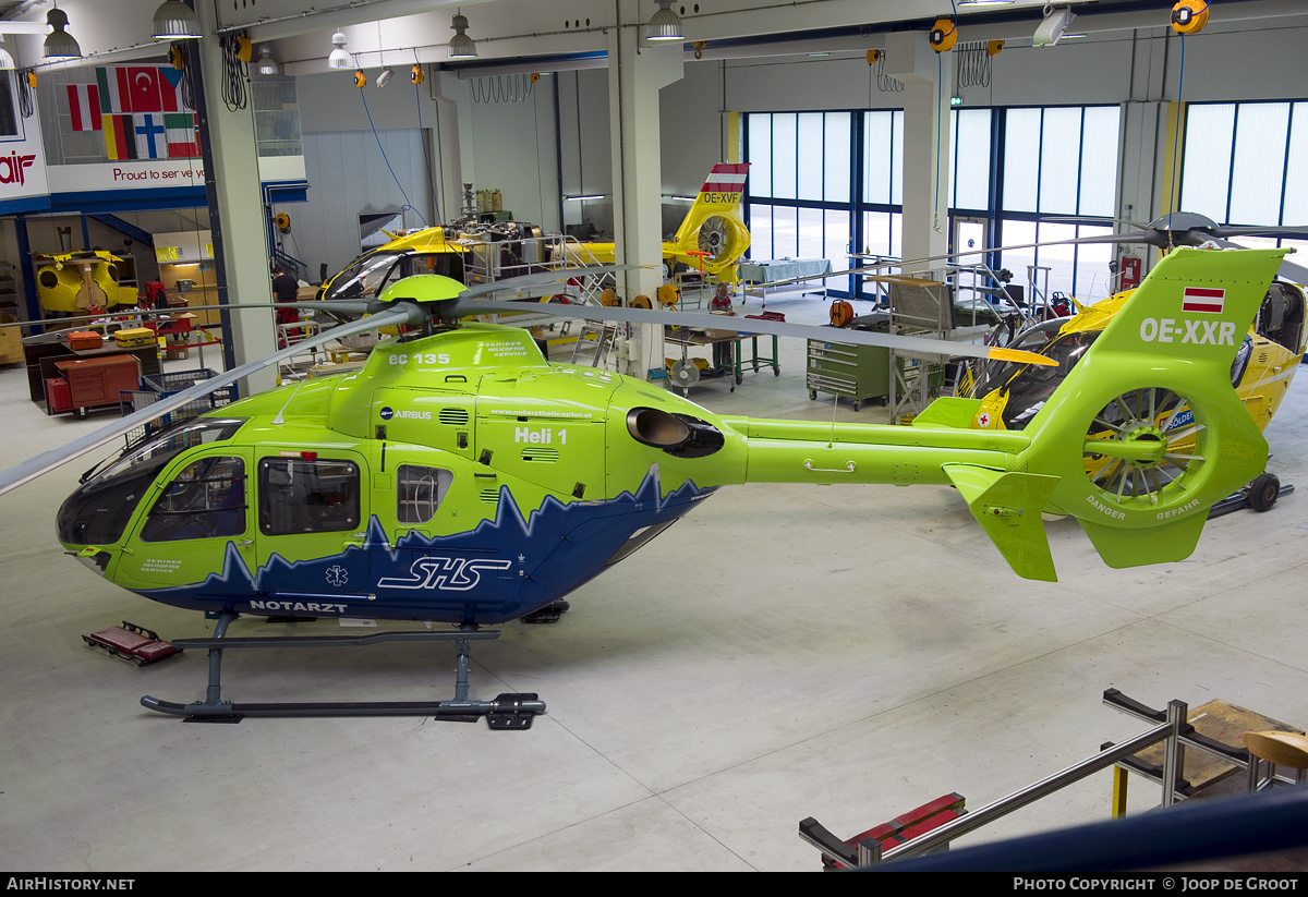 Aircraft Photo of OE-XXR | Eurocopter EC-135T-2 | SHS - Schider Helicopter Service | AirHistory.net #140835