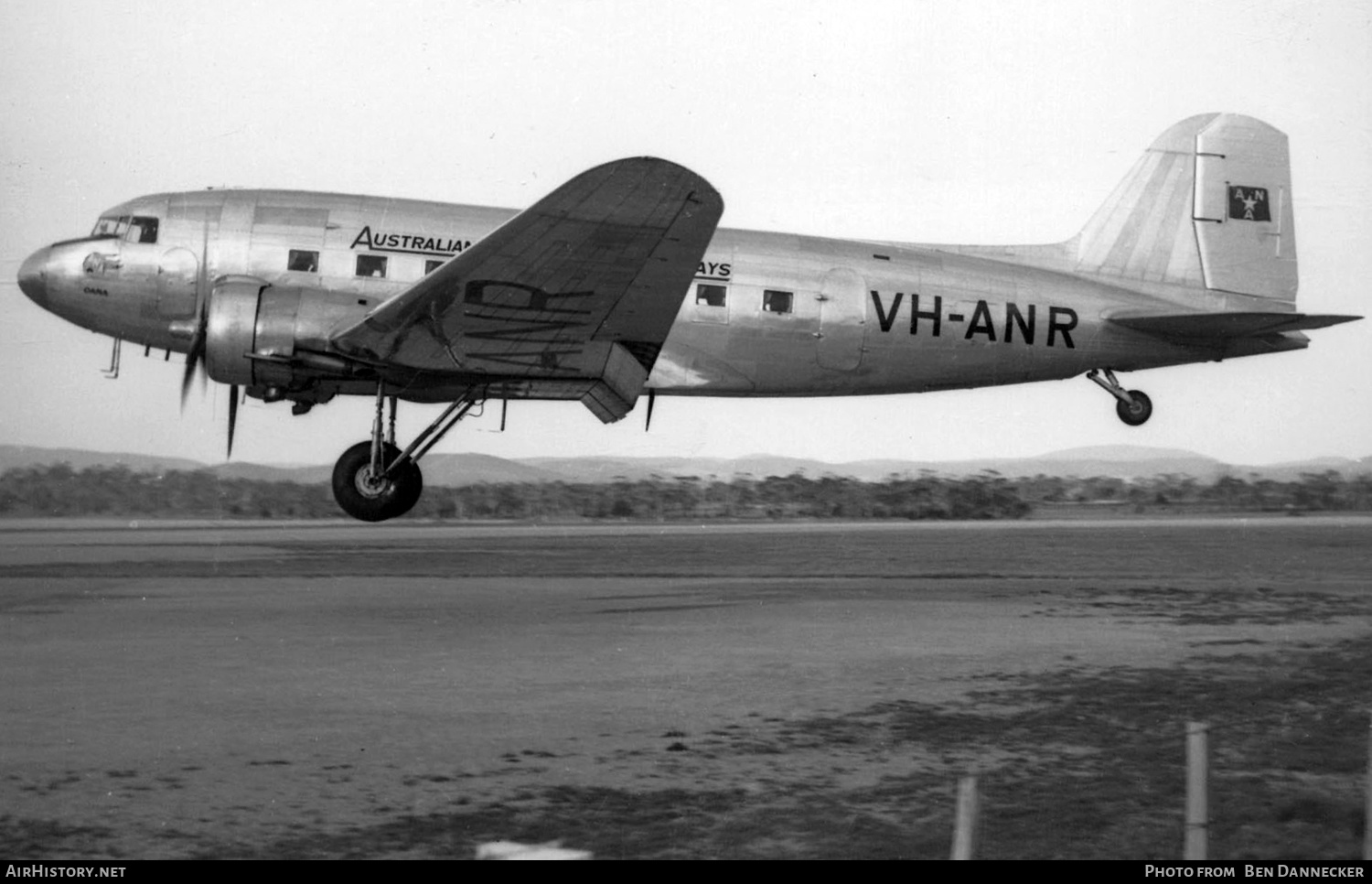 Aircraft Photo of VH-ANR | Douglas DC-3-G202A | Australian National Airways - ANA | AirHistory.net #140846