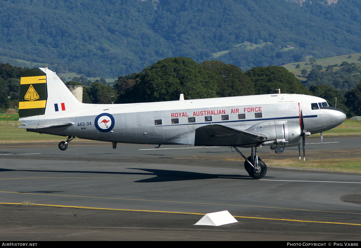 Aircraft Photo of VH-EAF / A65-94 | Douglas C-47B Skytrain | Australia - Air Force | AirHistory.net #140849