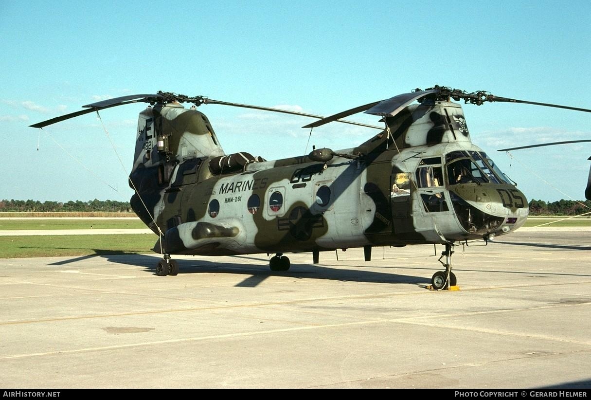 Aircraft Photo of 154821 | Boeing Vertol CH-46E Sea Knight | USA - Marines | AirHistory.net #140872
