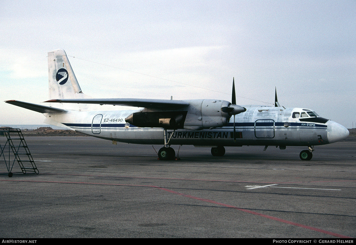 Aircraft Photo of EZ-46490 | Antonov An-24RV | Turkmenistan Airlines | AirHistory.net #140889