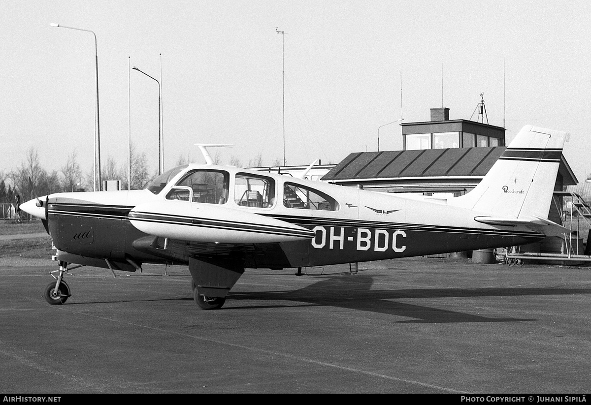 Aircraft Photo of OH-BDC | Beech C33A Debonair | Rakennusliike A. Heikkinen. | AirHistory.net #140942