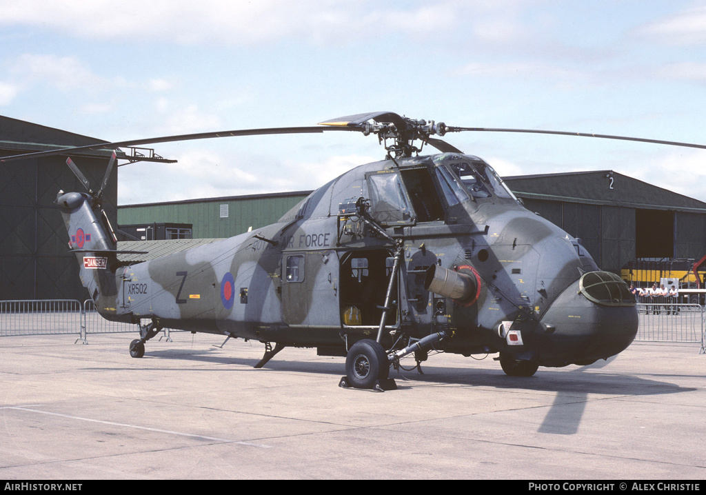 Aircraft Photo of XR502 | Westland WS-58 Wessex HC.2 | UK - Air Force | AirHistory.net #140969