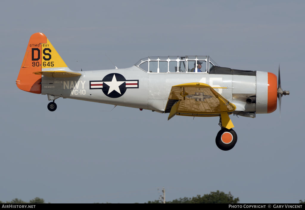 Aircraft Photo of N645DS / 90645 | North American SNJ-5 Texan | USA - Navy | AirHistory.net #141021