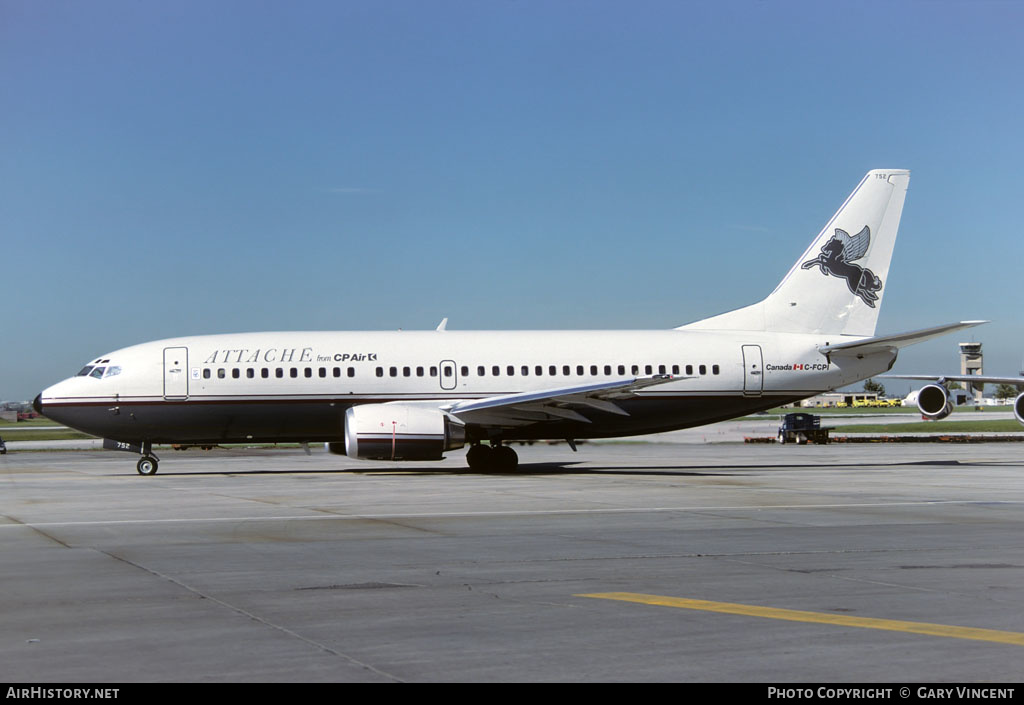 Aircraft Photo of C-FCPI | Boeing 737-317 | Attache from CP Air | AirHistory.net #141044