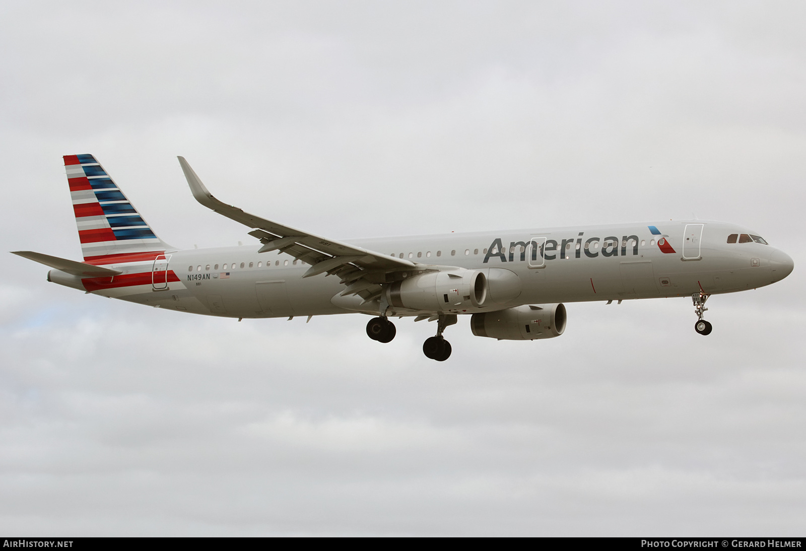 Aircraft Photo of N149AN | Airbus A321-231 | American Airlines | AirHistory.net #141070