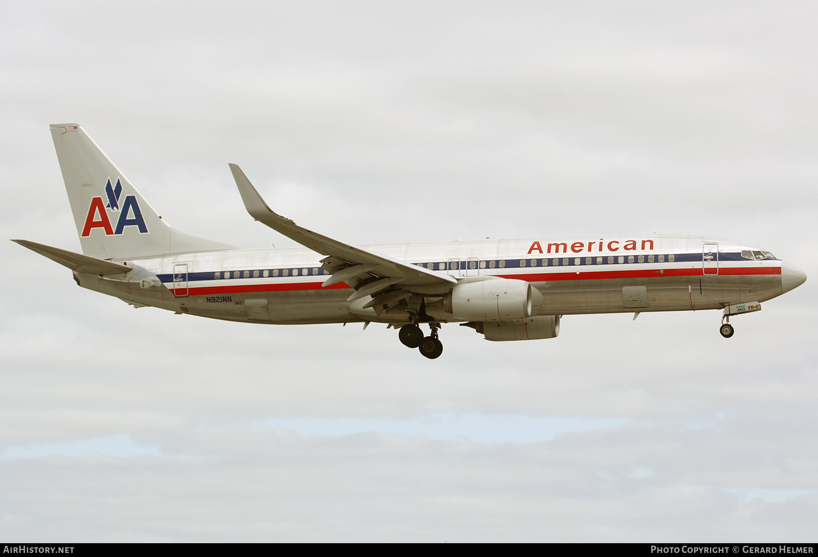 Aircraft Photo of N921NN | Boeing 737-823 | American Airlines | AirHistory.net #141081