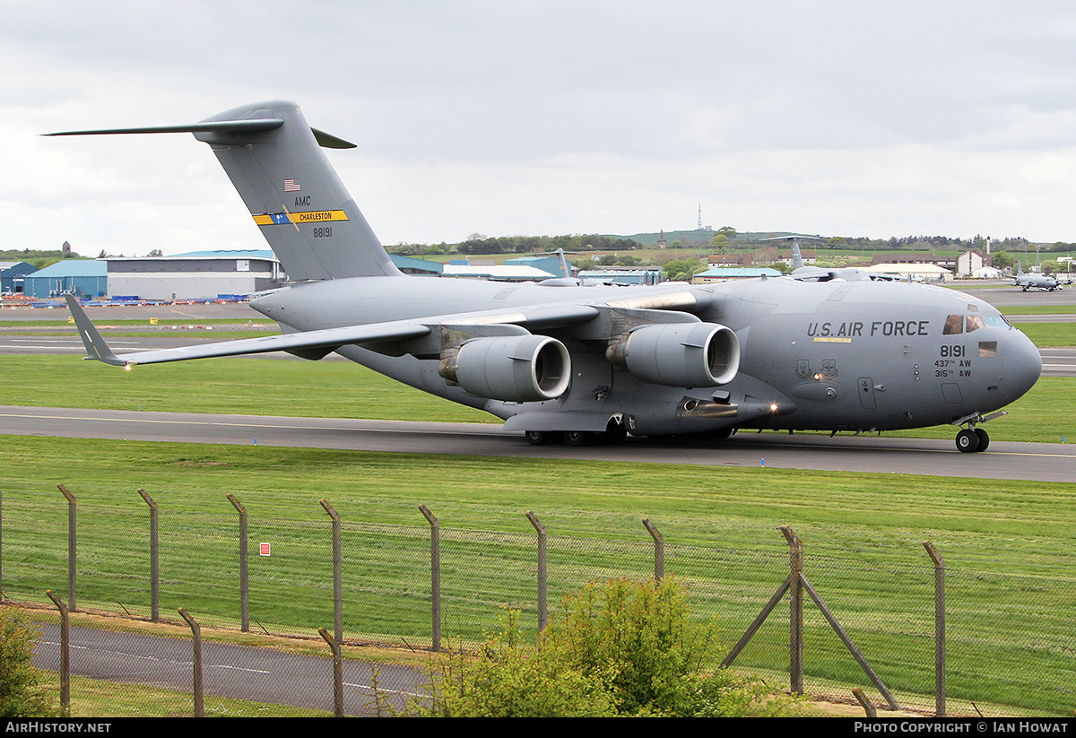Aircraft Photo of 08-8191 / 88191 | Boeing C-17A Globemaster III | USA - Air Force | AirHistory.net #141108