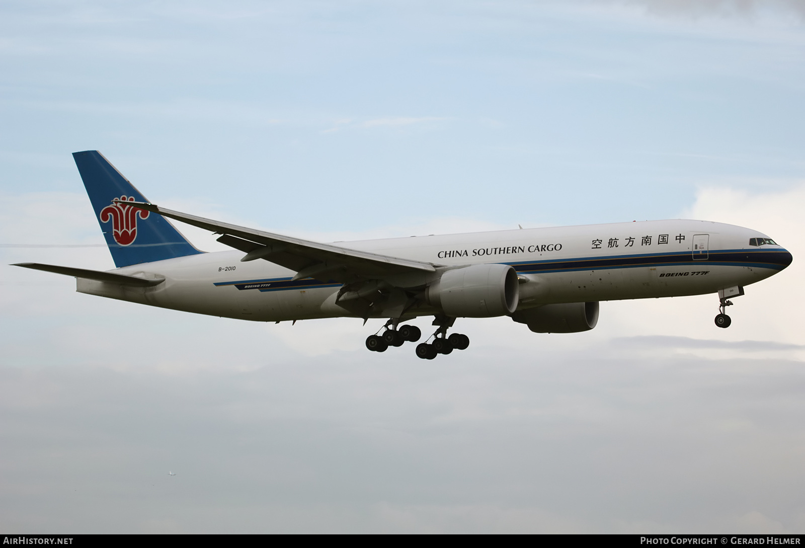 Aircraft Photo of B-2010 | Boeing 777-F1B | China Southern Airlines Cargo | AirHistory.net #141116