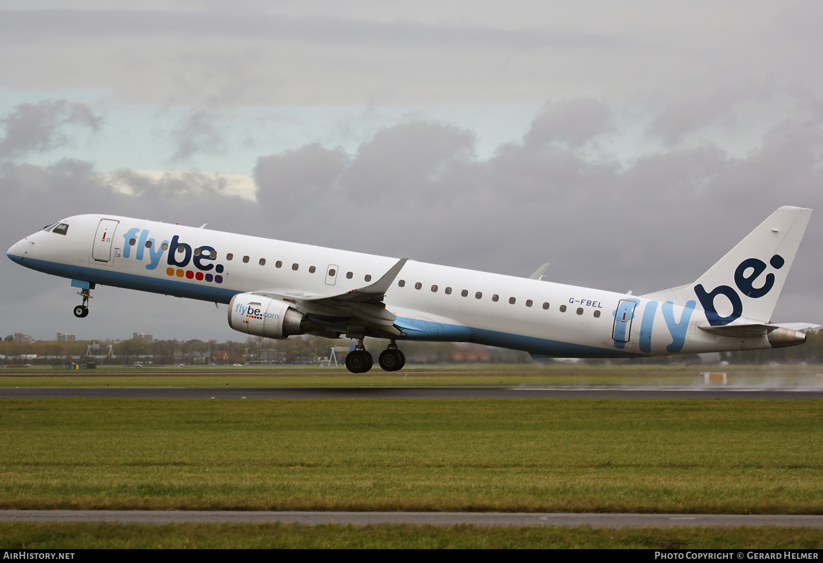 Aircraft Photo of G-FBEL | Embraer 195LR (ERJ-190-200LR) | Flybe | AirHistory.net #141122