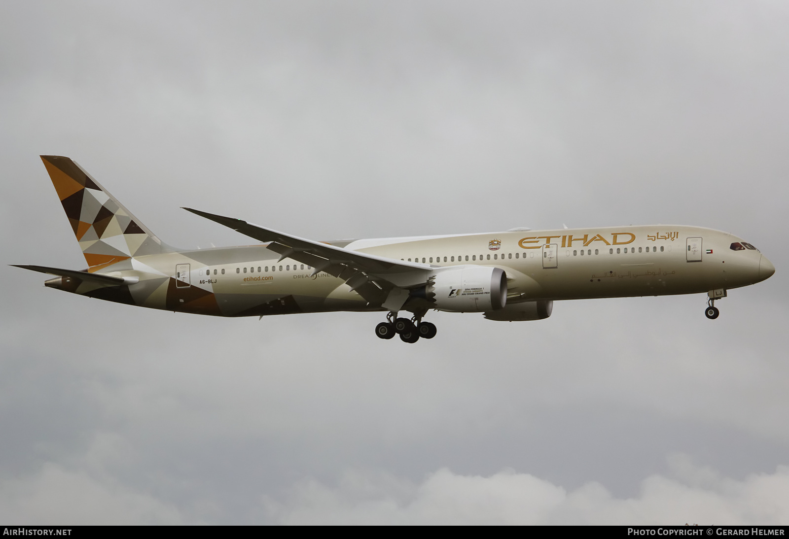 Aircraft Photo of A6-BLJ | Boeing 787-9 Dreamliner | Etihad Airways | AirHistory.net #141158