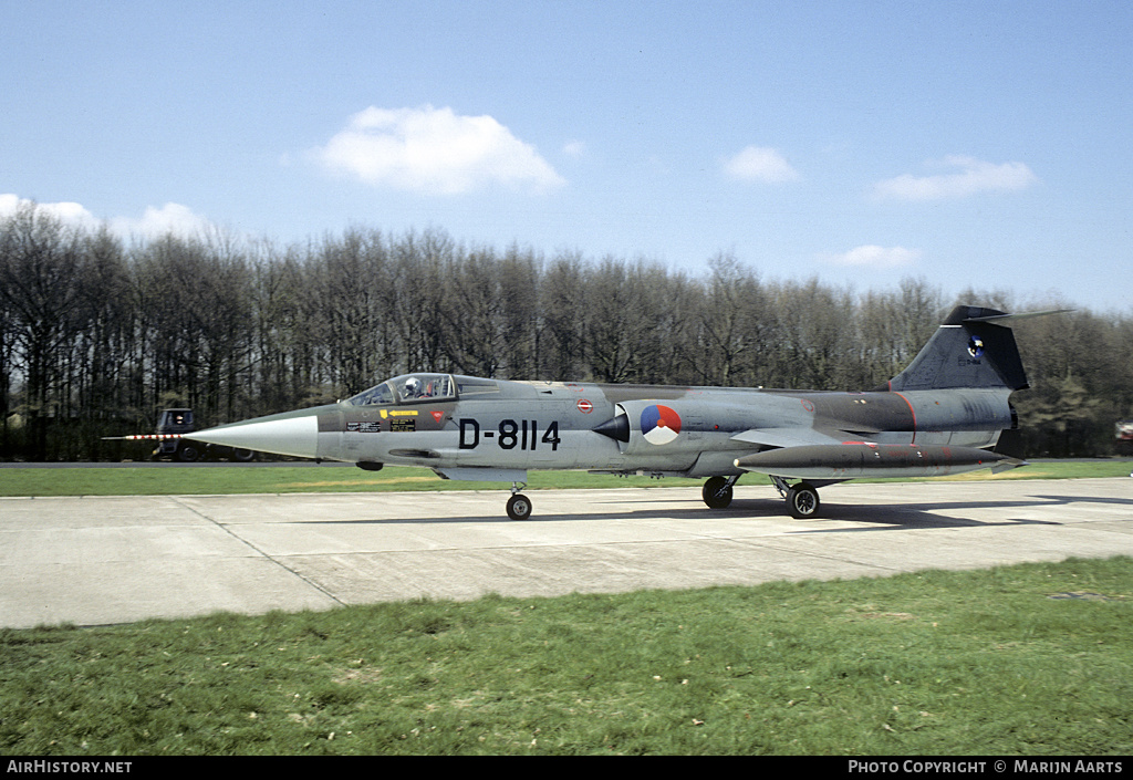 Aircraft Photo of D-8114 | Lockheed F-104G Starfighter | Netherlands - Air Force | AirHistory.net #141180