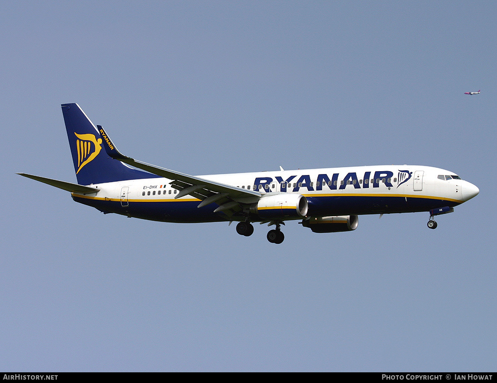 Aircraft Photo of EI-DHX | Boeing 737-8AS | Ryanair | AirHistory.net #141186