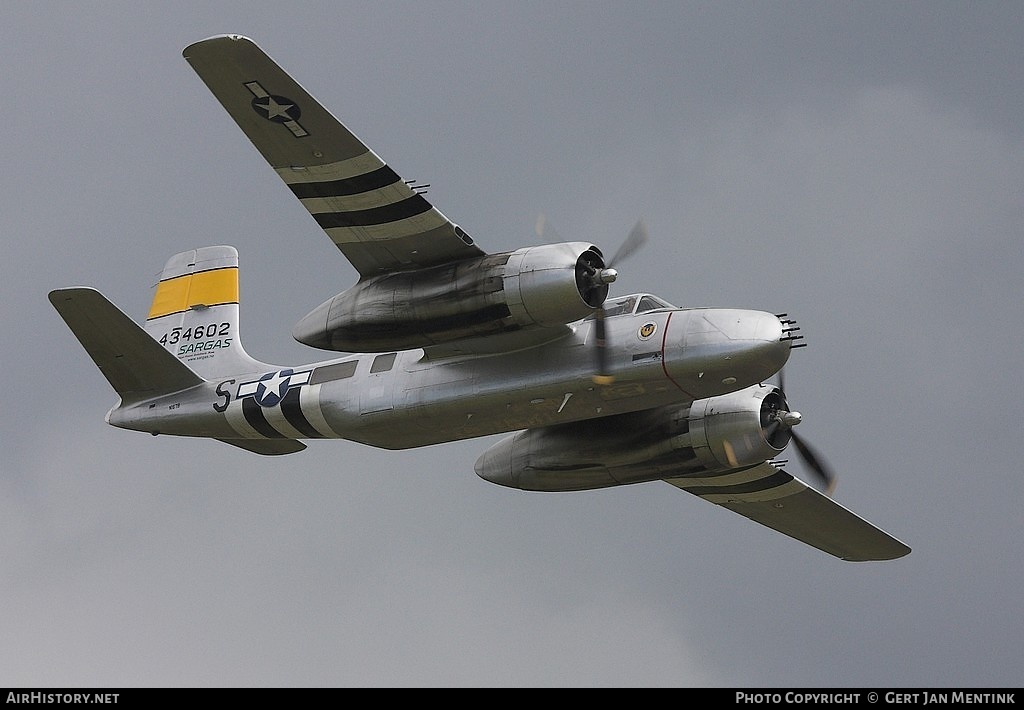 Aircraft Photo of N167B / 434602 | Douglas A-26B Invader | Scandinavian Historic Flight | USA - Air Force | AirHistory.net #141200